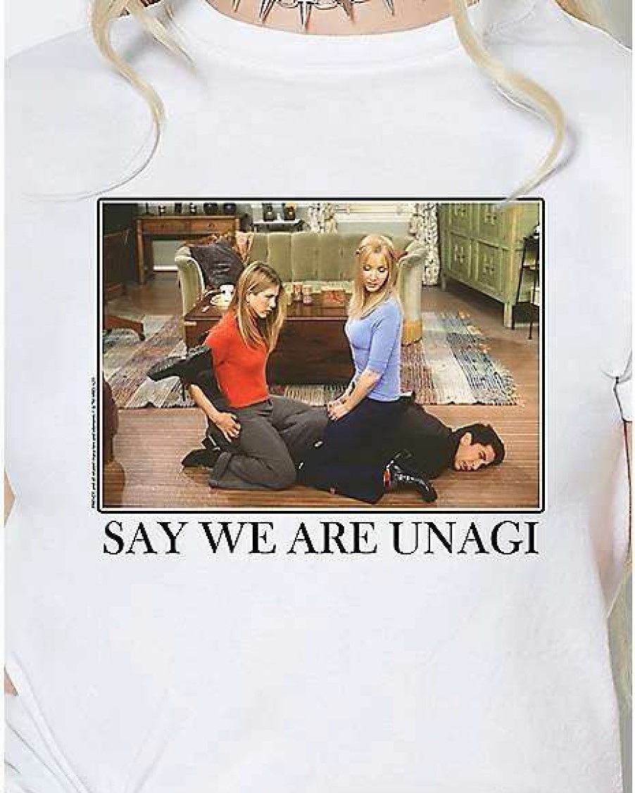 Friends * Budget Say Unagi T Shirt Friends White