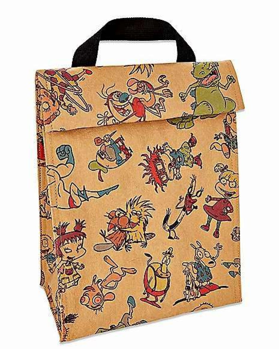 Nickelodeon * Best Pirce Rolltop Nick Rewind Lunch Box Nickelodeon Brown