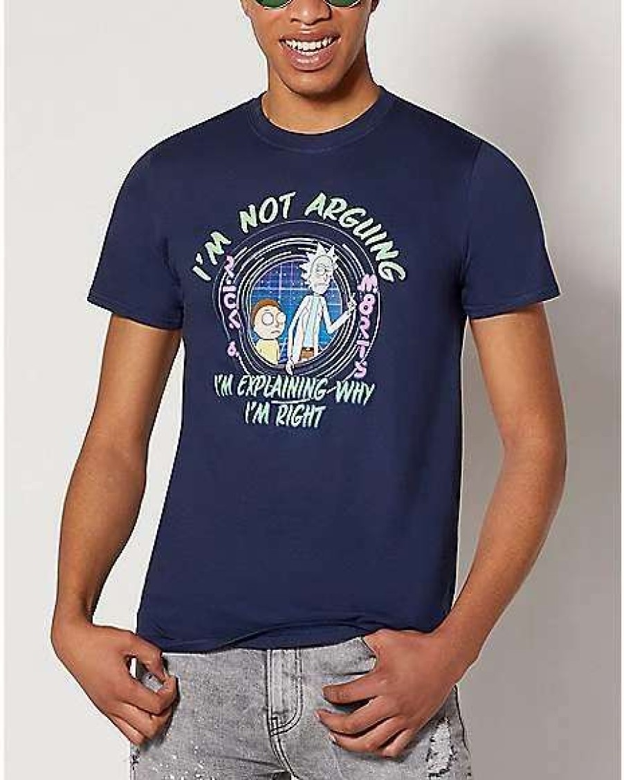 Rick And Morty * Best Pirce I'M Not Arguing T Shirt Rick And Morty Blue