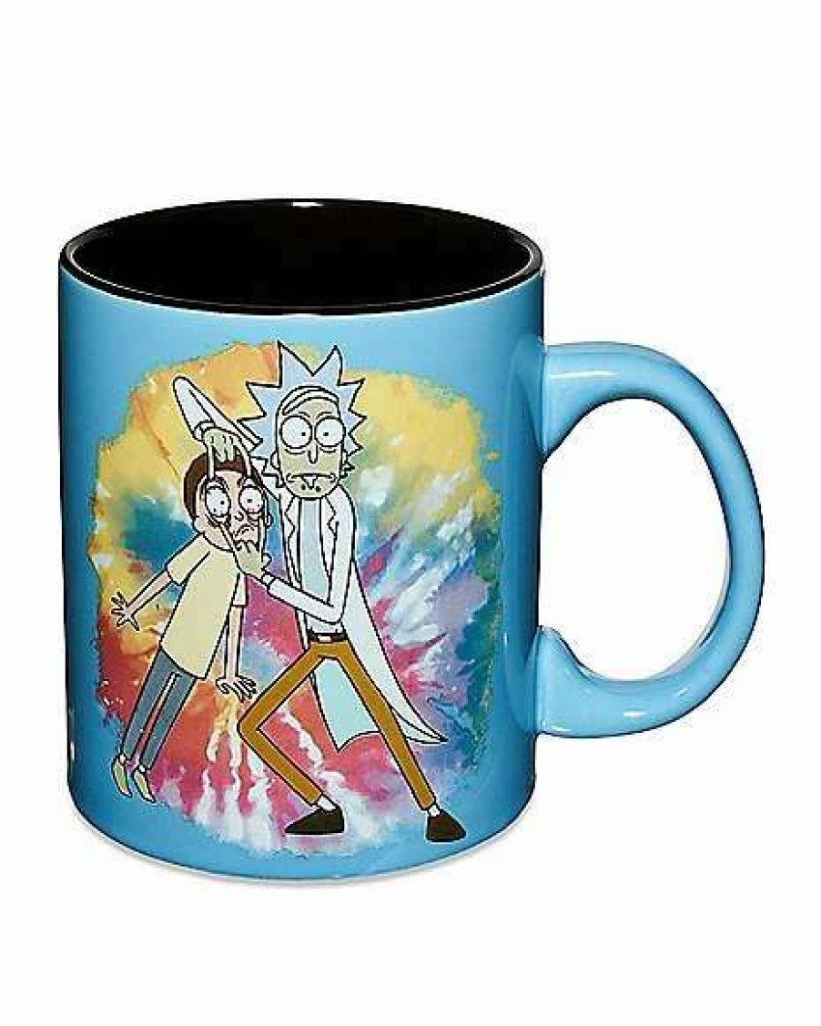 Rick And Morty * Best Pirce Rick And Morty Tie Dye Coffee Mug 20 Oz. Multi-Color