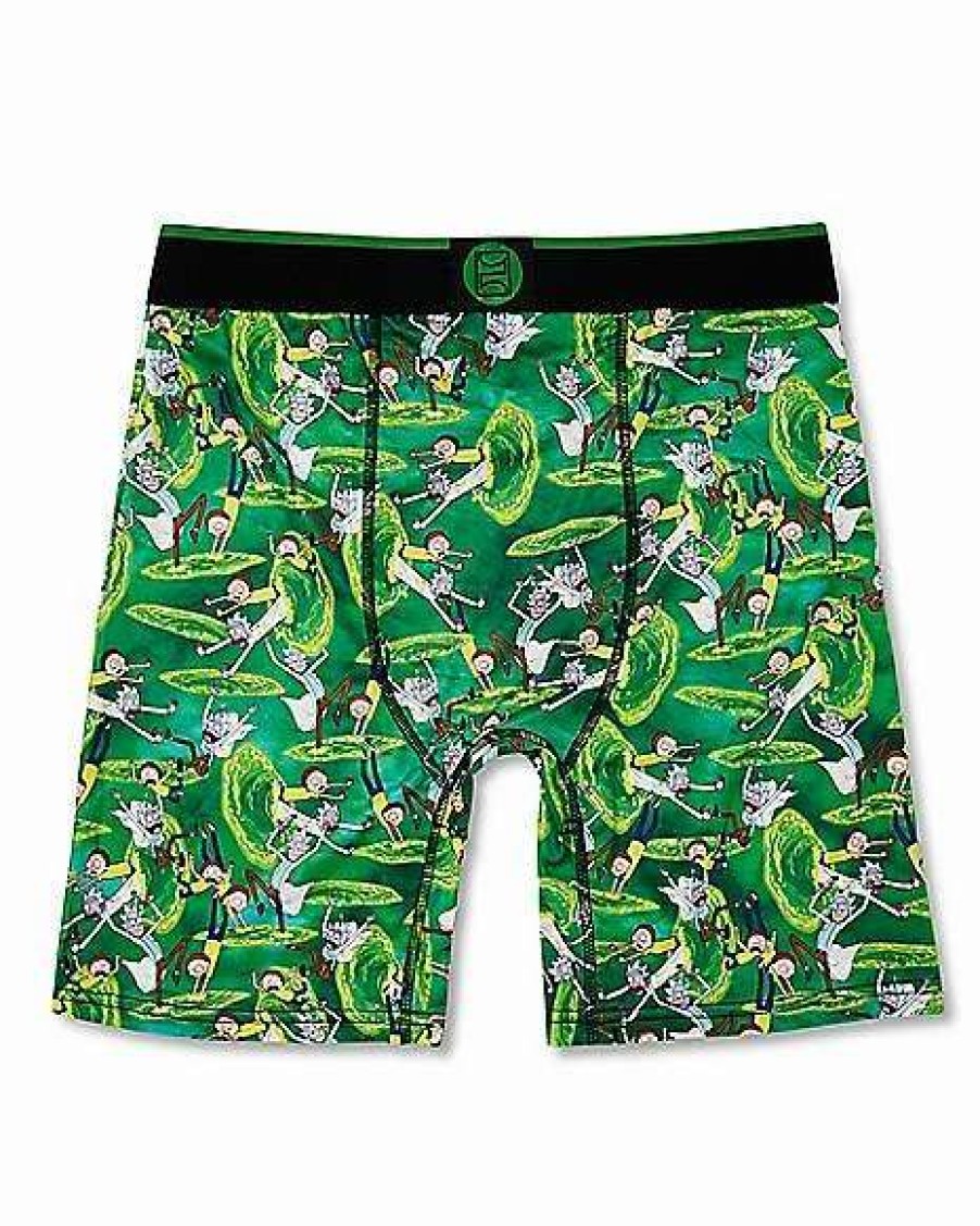 Rick And Morty * Best Sale Portal Boxer Briefs Rick And Morty Green