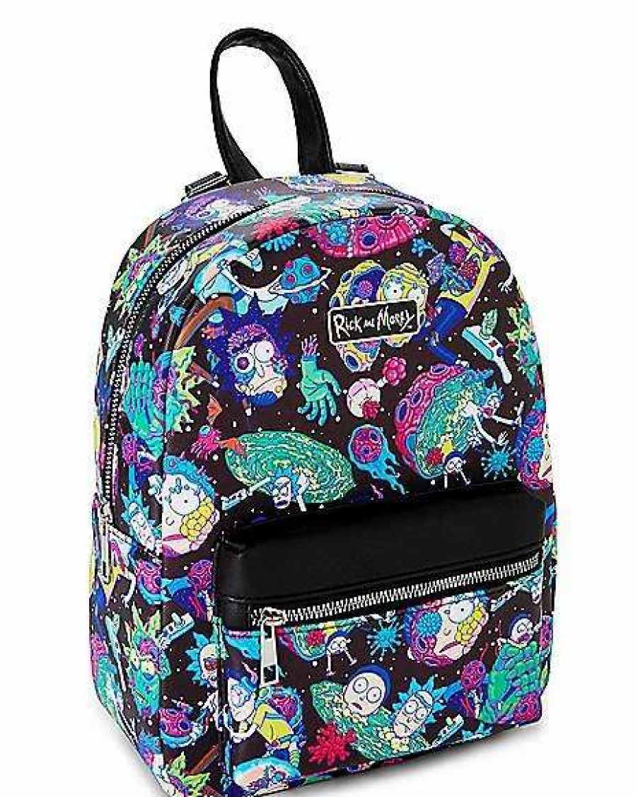 Rick And Morty * Deals Rick And Morty Portal Mini Backpack Black