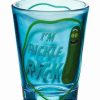 Rick And Morty * Best Sale I'M Pickle Rick Shot Glass 1.5 Oz. Rick And Morty Blue