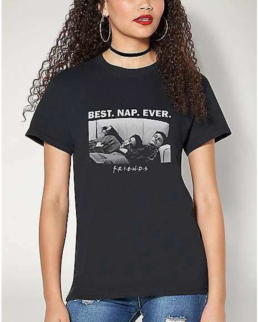 Friends * Brand New Best Nap Ever T Shirt Friends Black