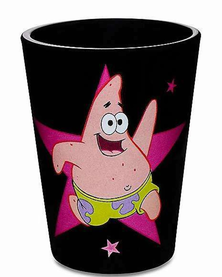 Spongebob * Coupon Patrick Star Shot Glass 1.5 Oz. Spongebob Squarepants Black