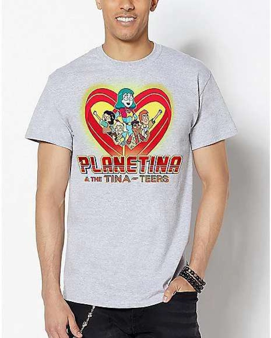 Rick And Morty * Best Reviews Of Planetina Episode 3 T Shirt Rick And Morty Gray