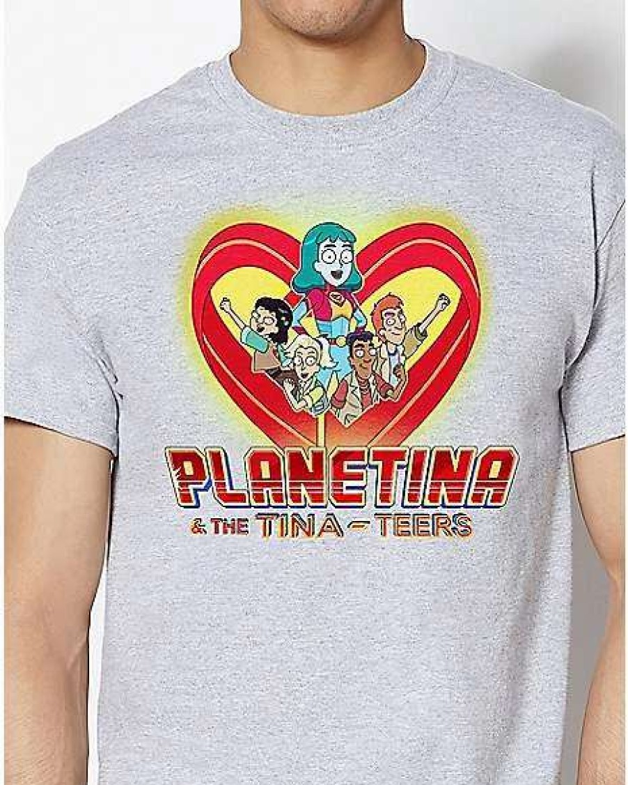 Rick And Morty * Best Reviews Of Planetina Episode 3 T Shirt Rick And Morty Gray