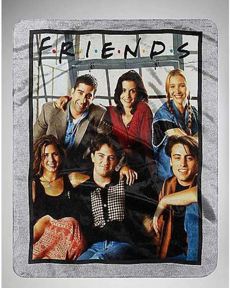 Friends * Cheapest Friends Cast Fleece Blanket Friends Gray