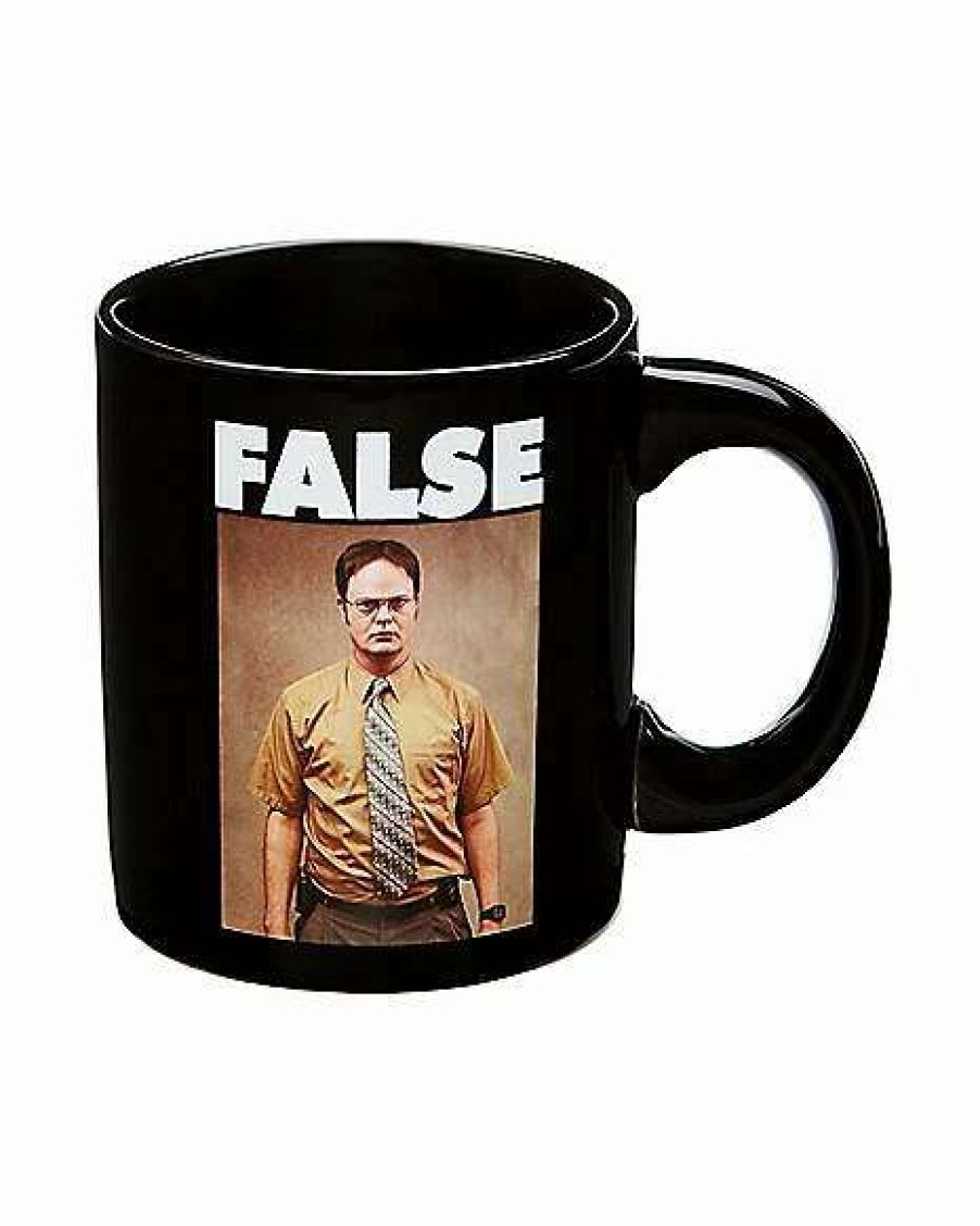 The Office * Budget False Dwight Coffee Mug 20 Oz. The Office Black