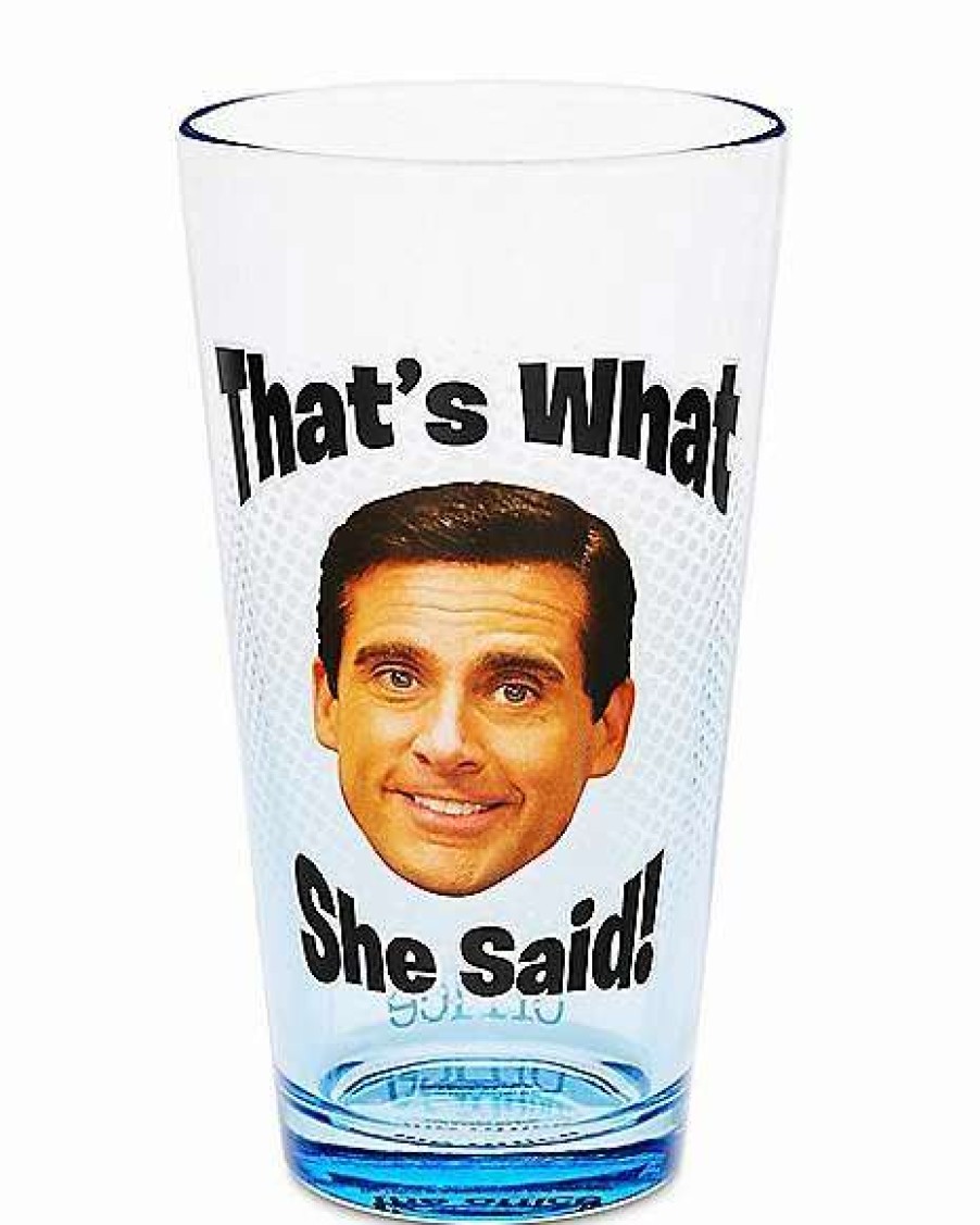 The Office * New That'S What She Said Michael Scott Pint Glass 16 Oz. The Office Multi-Color