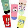 Spongebob * Best Sale Spongebob Squarepants Character Socks 5 Pair Multi-Color