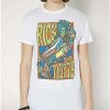 Rick And Morty * Hot Sale Psychedelic Swirl Rick And Morty T Shirt White