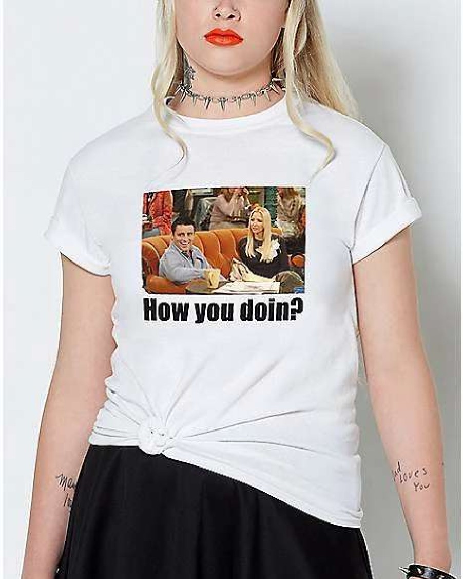 Friends * Cheap How You Doin T Shirt Friends White