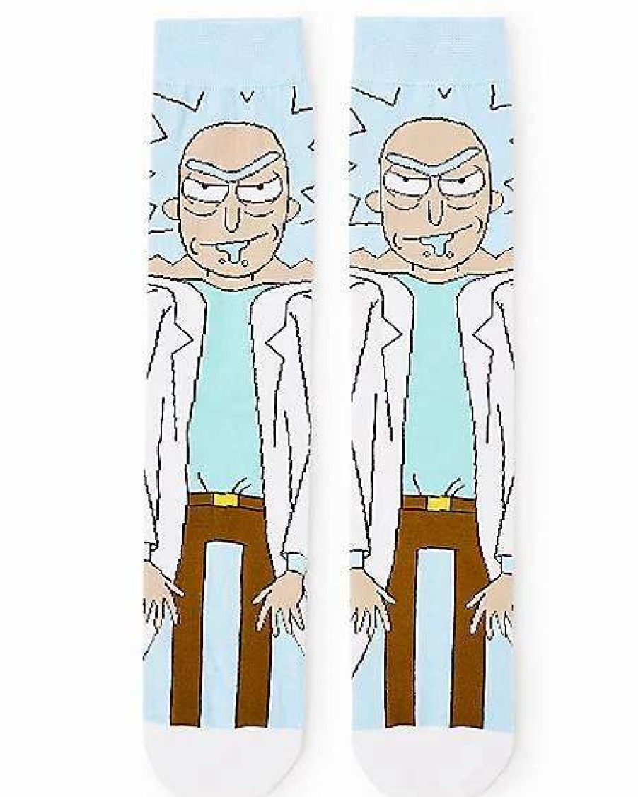 Rick And Morty * Best Deal 360 Rick Crew Socks Rick And Morty Multi-Color