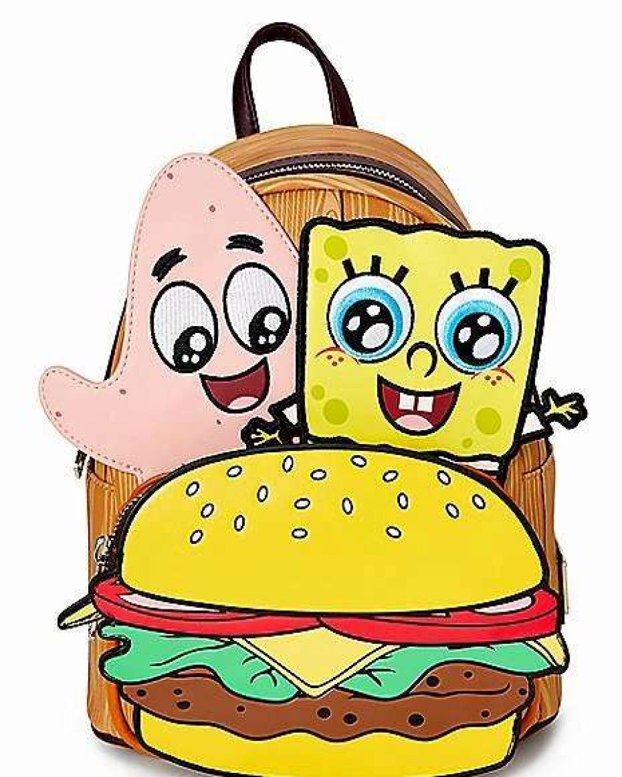 Spongebob * Discount Loungefly Spongebob And Patrick Cute Mini Backpack Multi-Color