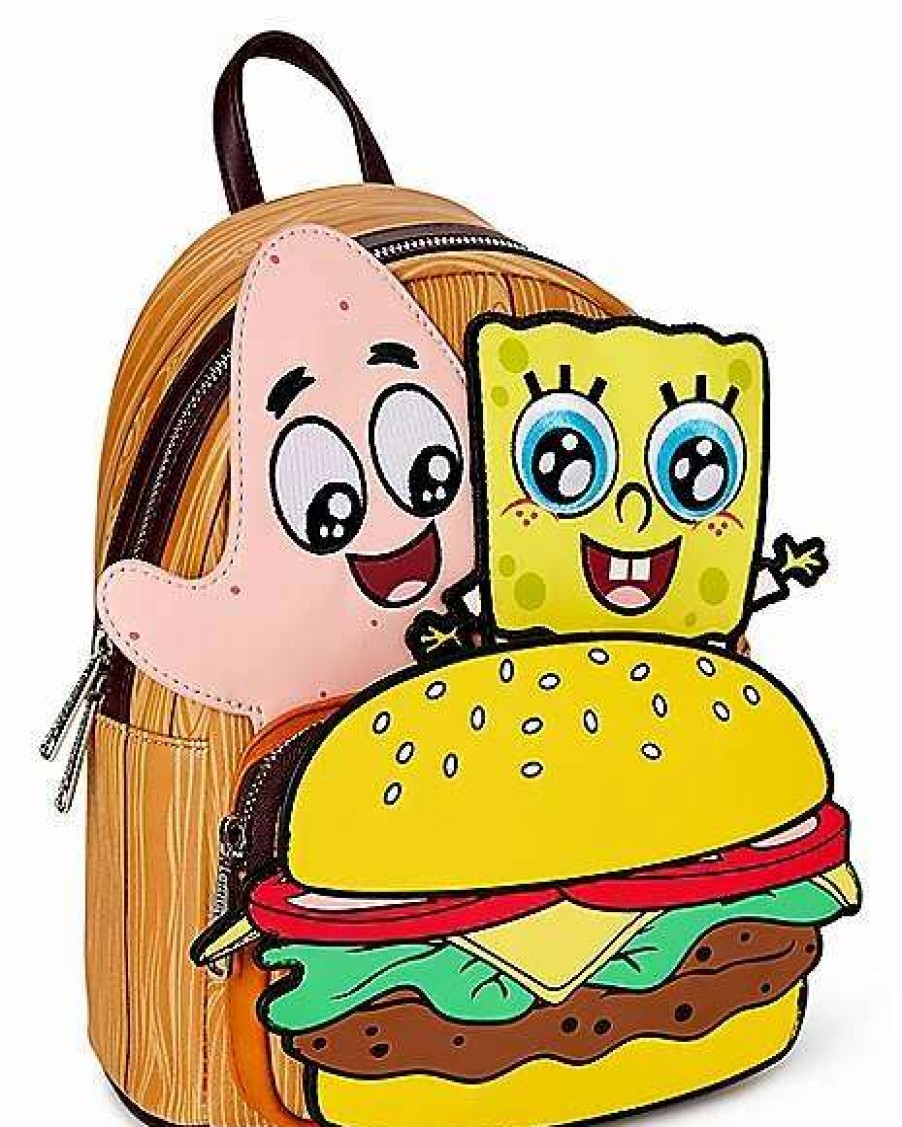 Spongebob * Discount Loungefly Spongebob And Patrick Cute Mini Backpack Multi-Color