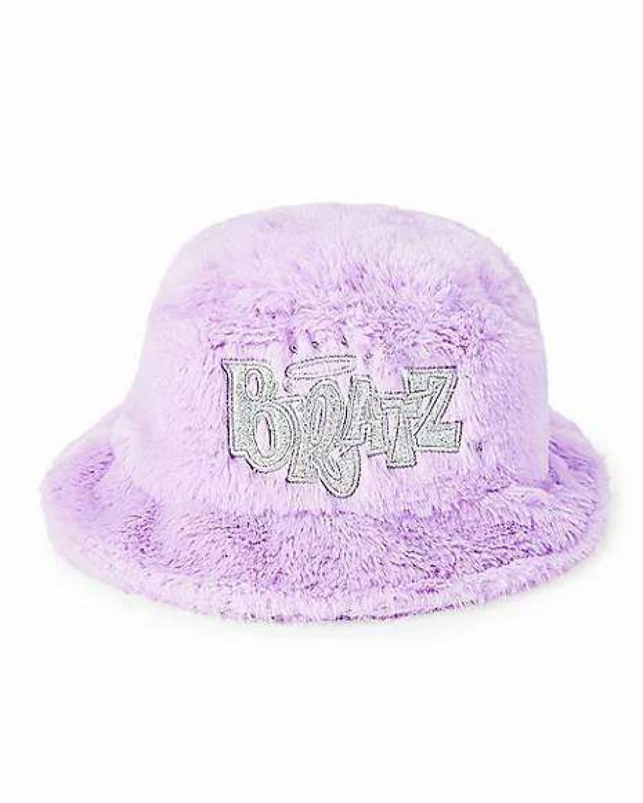 Bratz * Hot Sale Furry Bratz Bucket Hat Purple