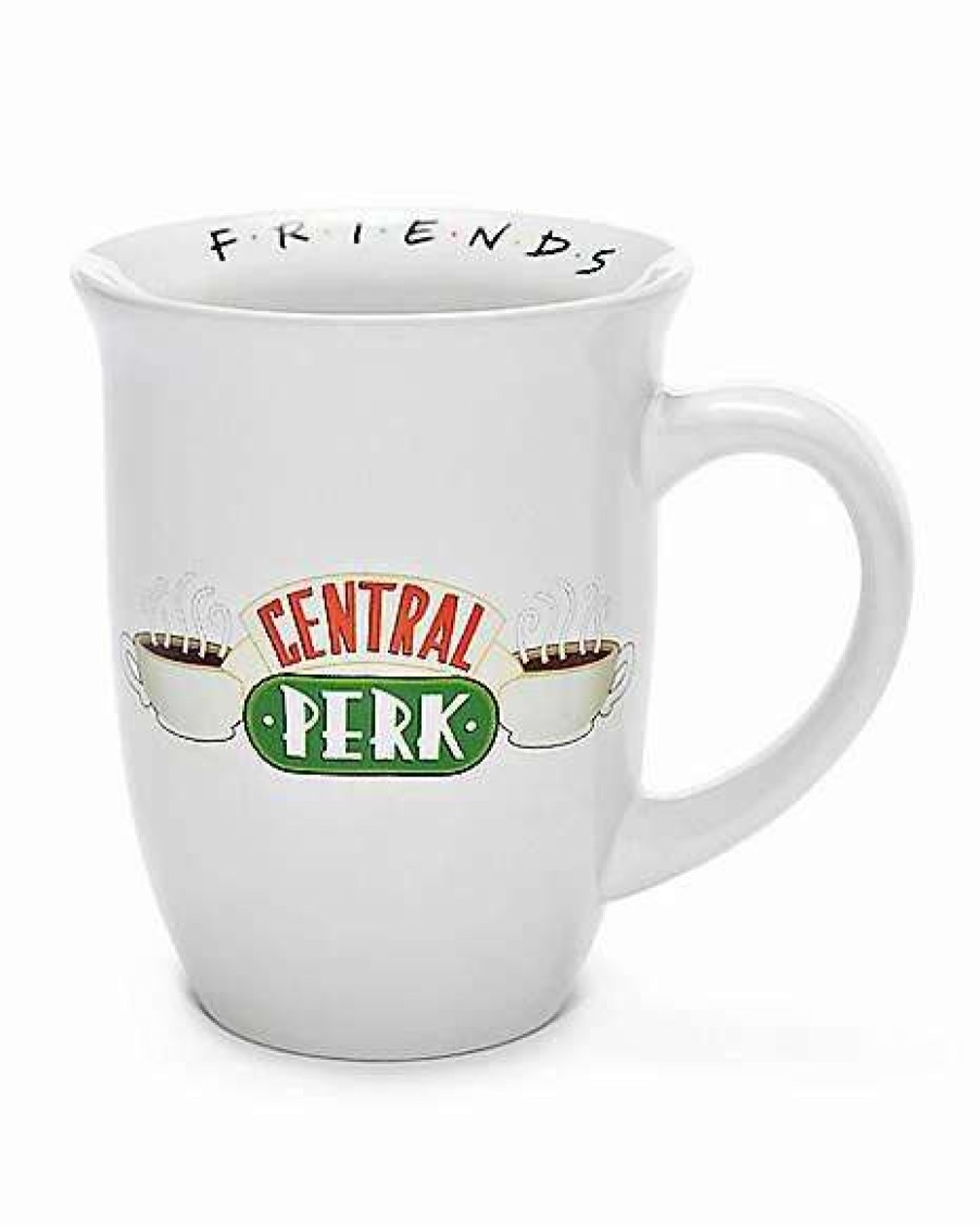 Friends * Best Pirce Wide Lip Central Perk Coffee Mug 16 Oz. Friends White