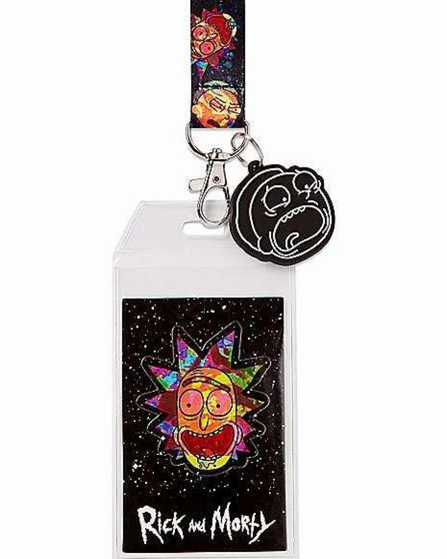 Rick And Morty * Hot Sale Rick And Morty Lanyard Black