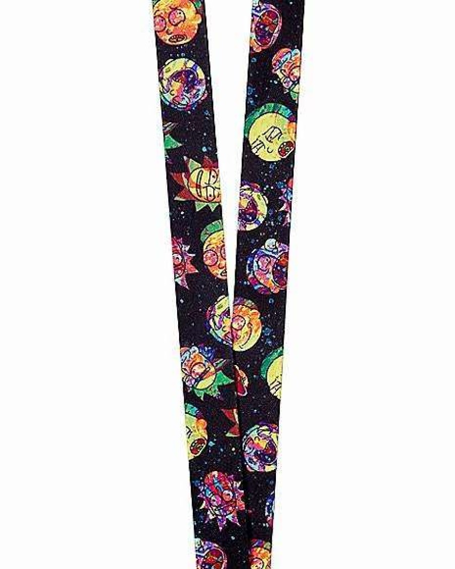 Rick And Morty * Hot Sale Rick And Morty Lanyard Black